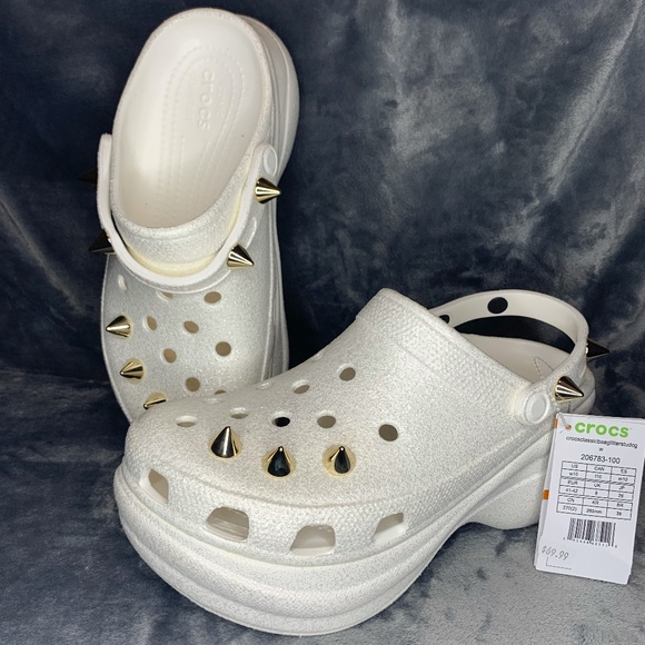 CROCS Shoes - Crocs™ Classic Bae Glitter Stud Clog!
